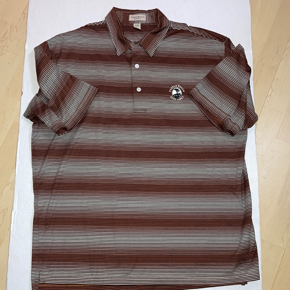 Pebble Beach Classic Men’s Polo Size XL 100% double mercerized cotton